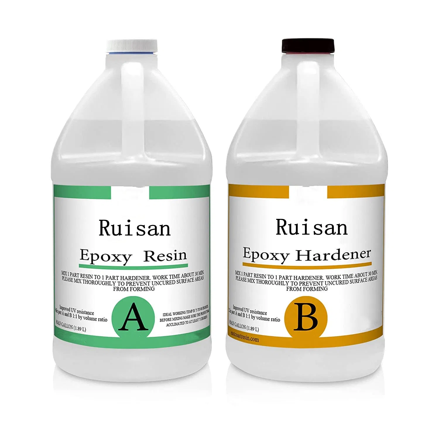 3 : 1 résine époxy transparente faisant du café table époxy de rivière en bois massif